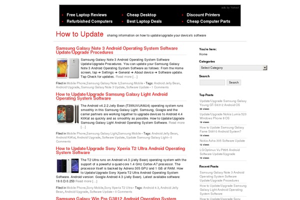Basic2Col theme site design template sample
