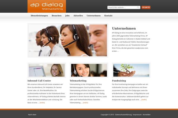 Agency Theme theme site design template sample
