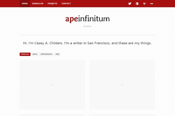 Coraline theme site design template sample