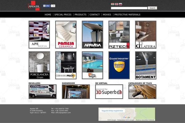 Iris theme site design template sample