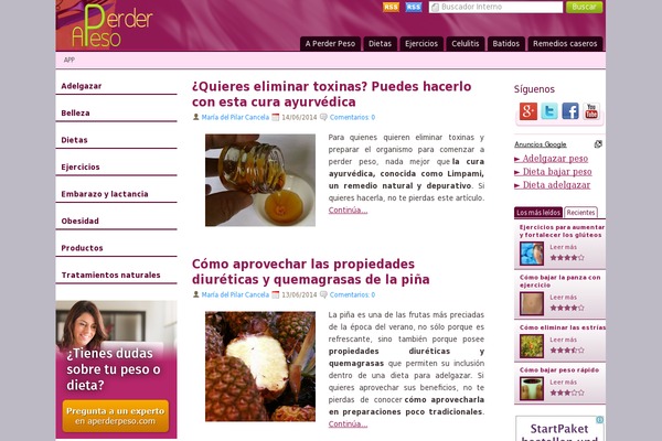 Site using Table of Contents Plus plugin