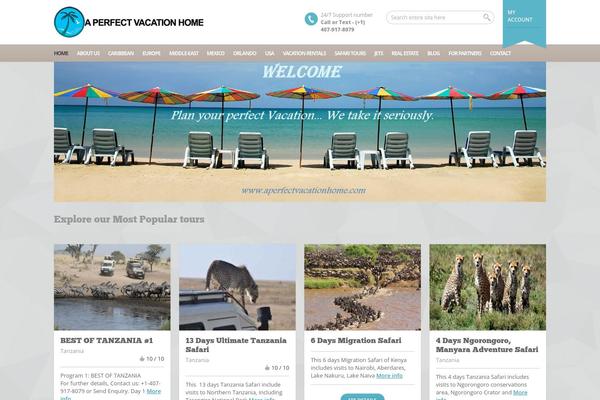 BookYourTravel theme site design template sample
