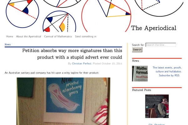 aperiodical.com site used Aperiodical