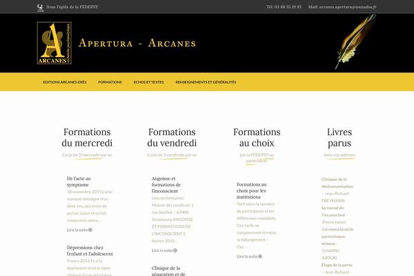 Site using Template-events-calendar plugin