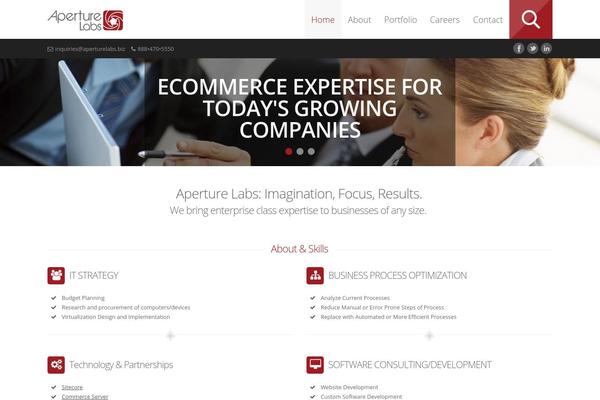 Captivate theme site design template sample