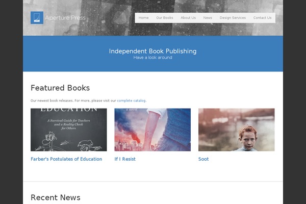 aperturepress.net site used Metrolium