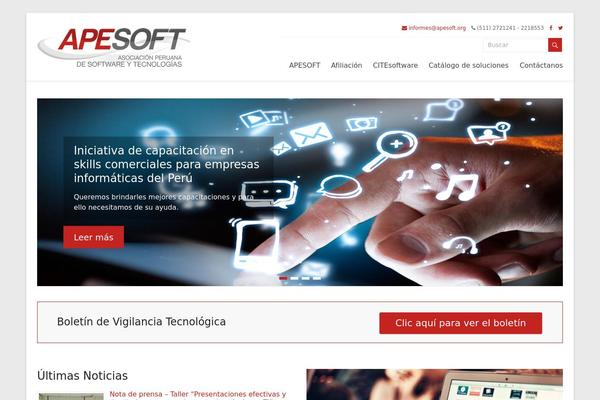 Spacious theme site design template sample