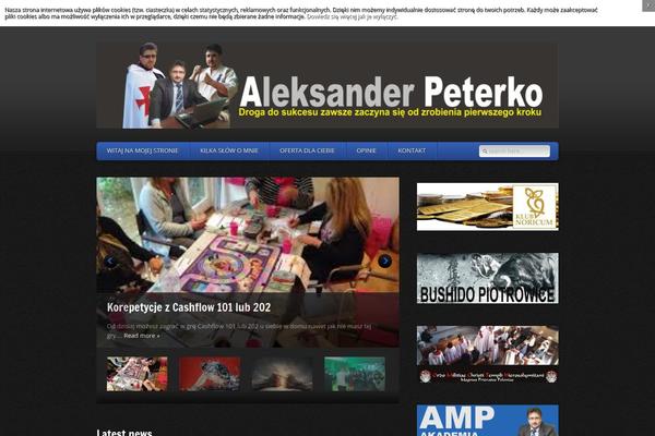 GamePress theme site design template sample