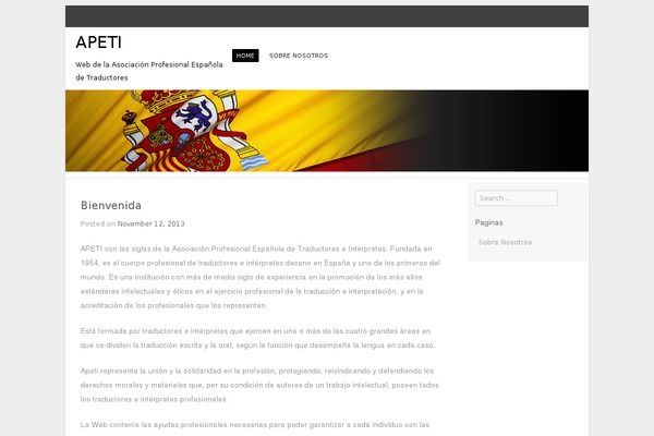 apeti.org.es site used Bota