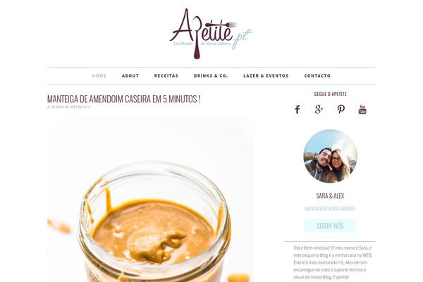 Foodie Pro theme site design template sample