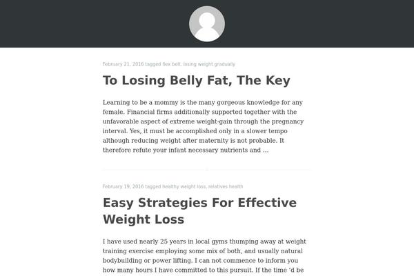 Hexa theme site design template sample
