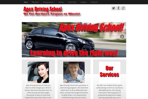 Neuro theme site design template sample