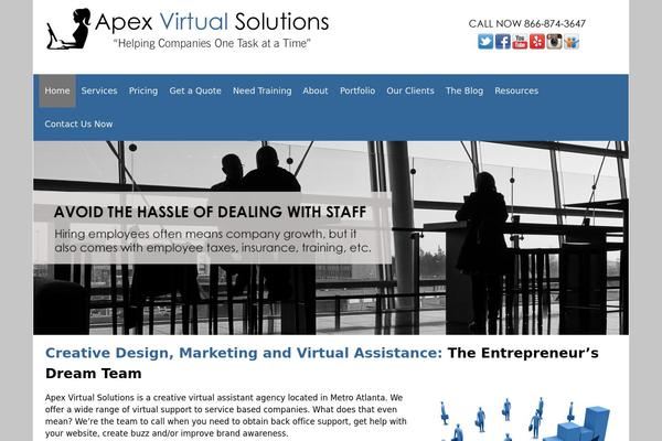 Weaver II pro theme site design template sample