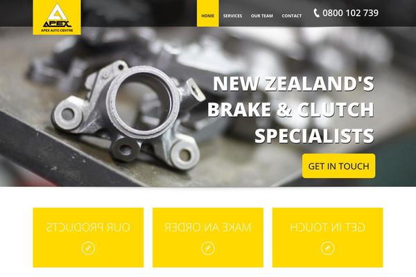 Automotive Child theme site design template sample