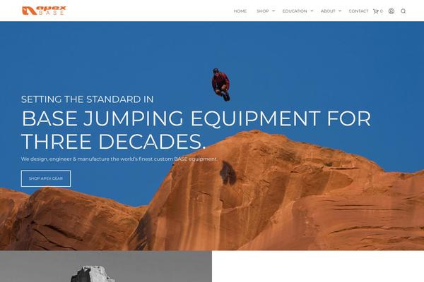 Shopkeeper Child theme site design template sample