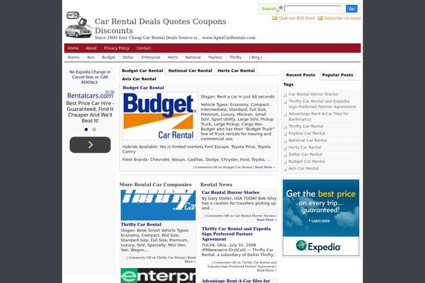 NewsPro theme site design template sample