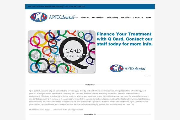 Gather theme site design template sample
