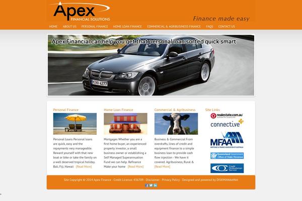 Apex theme site design template sample