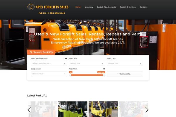 Auto Dealer theme site design template sample