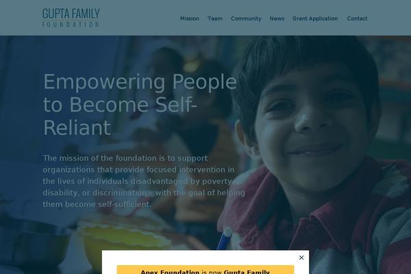 apexfoundation.org site used Apex-foundation