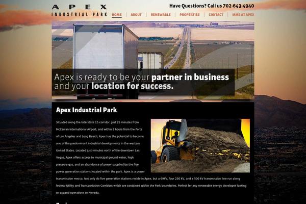 Apex theme site design template sample