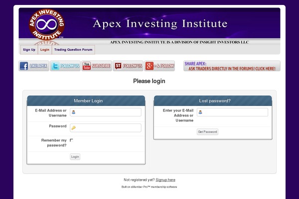 Site using Wp-courseware plugin