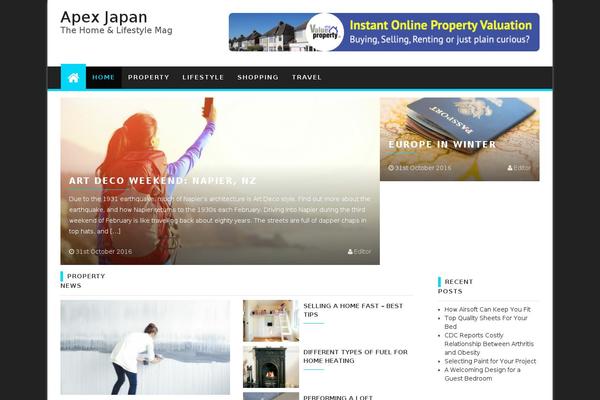 First Mag theme site design template sample