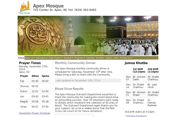 Site using Add Link to Facebook plugin