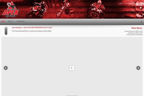 apexmotosports.com site used Quasar