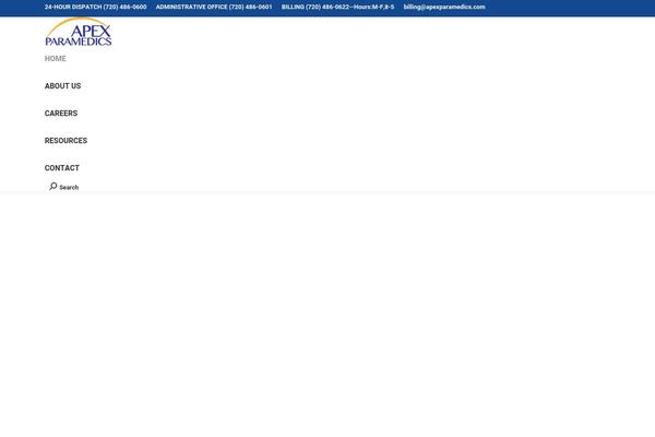 The7 theme site design template sample