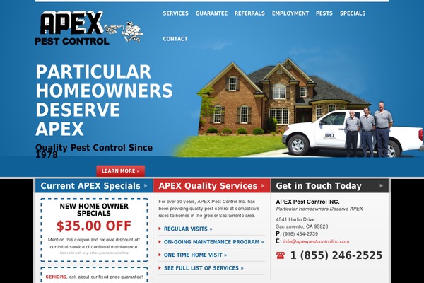Apex theme site design template sample