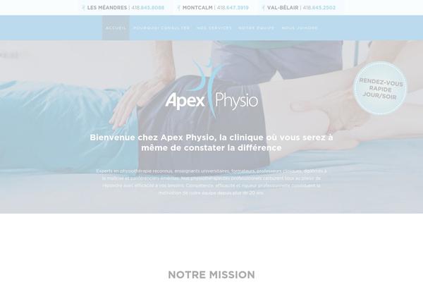 apexphysio.ca site used Dry Wp
