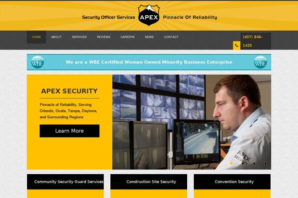 Enterprise Pro theme site design template sample