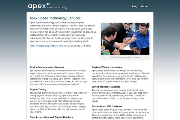 Apex theme site design template sample