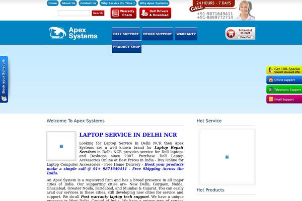 Apex theme site design template sample