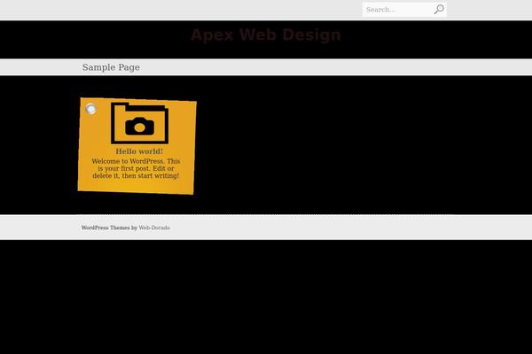 Expert theme site design template sample