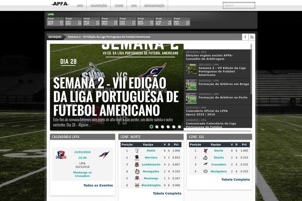 Gameday theme site design template sample