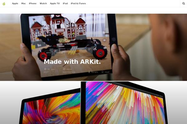 apfelblog.ch site used Neori