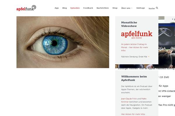 Site using Podlove Podcast Publisher plugin
