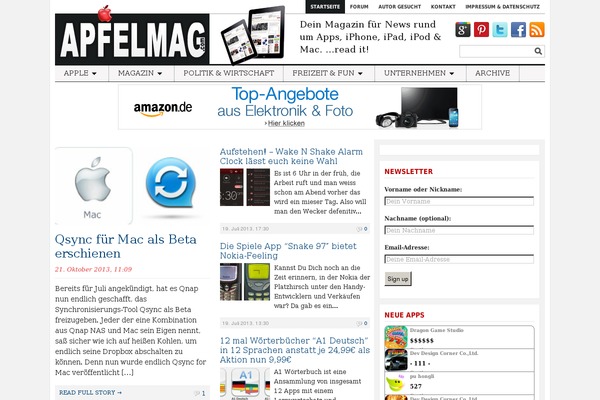 Site using AppStore Links plugin