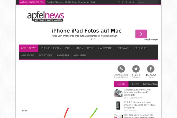 Site using Embed-privacy plugin