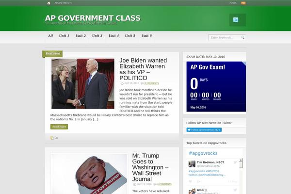 Headlines theme site design template sample
