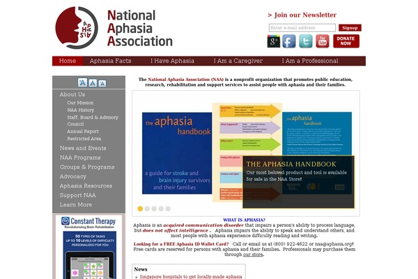 aphasia.org site used Directorys