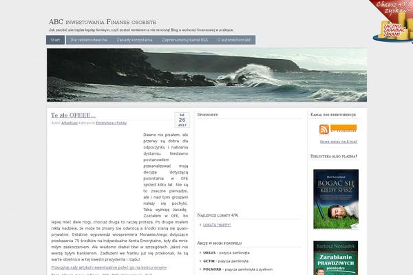 Seashore theme site design template sample