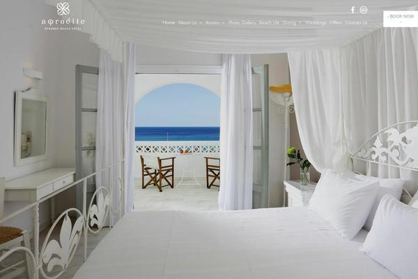 Aphrodite theme site design template sample