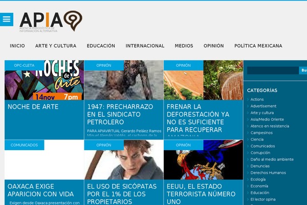 eNews theme site design template sample