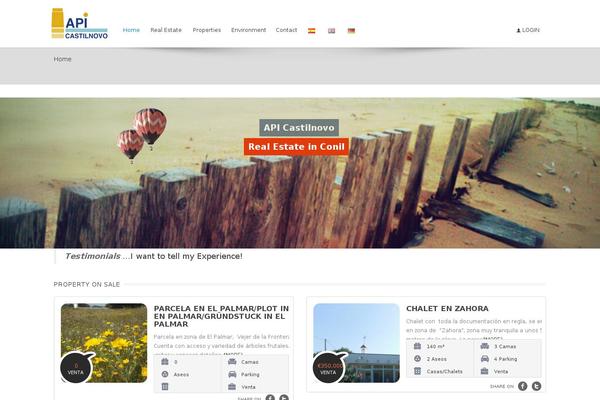 Site using Testimonials-showcase plugin