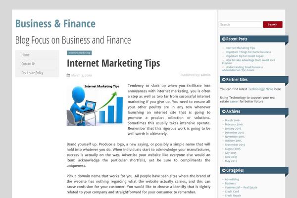 SmartAdapt theme site design template sample