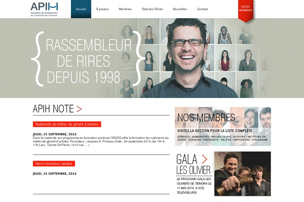 Roots theme site design template sample