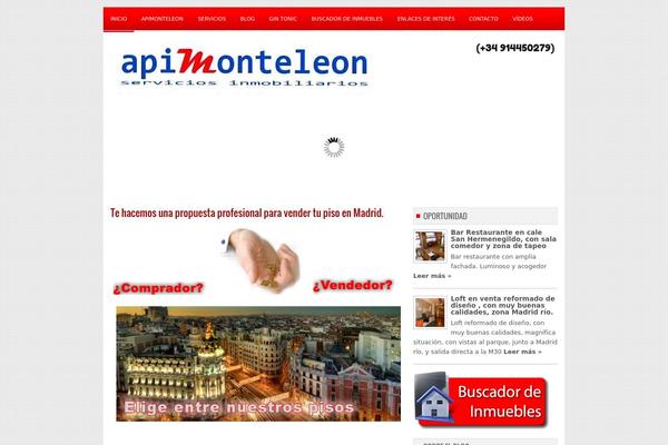 Instinct theme site design template sample